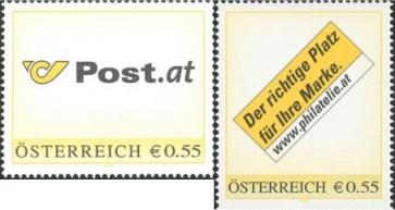 Foto Sello de Austria 2287-2288 Sellos Correos y publicidad