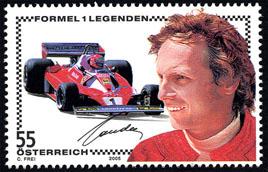 Foto Sello de Austria 2378 Niki Lauda, campón automovilismo