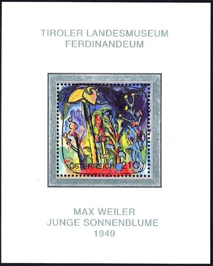 Foto Sello de Austria 31 Cuadro de Max Weiler