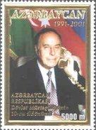 Foto Sello de Azerbaidjan 423 10 aniversario de Independencia