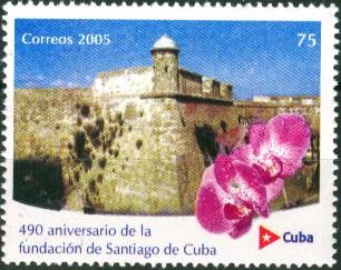 Foto Sello de Cuba 4261 400 aniv. Santiago de Cuba