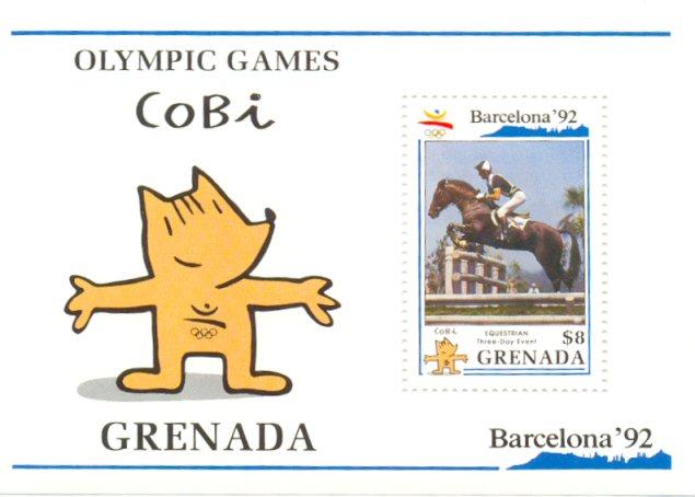 Foto Sello de Grenada 236 Preludio Olimpiada Barcelona 92