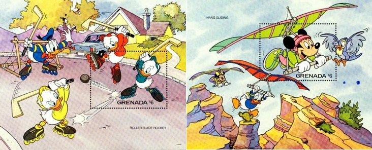 Foto Sello de Grenada 295-296 Alegrías del deporte