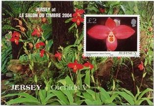 Foto Sello de Jersey 56 Orquideas de Jersey