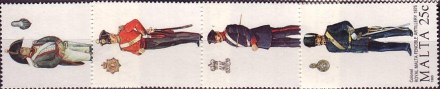 Foto Sello de Malta 797-800 Uniformes III