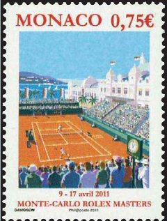 Foto Sello de Monaco 2772 Tenis Rolex Masters