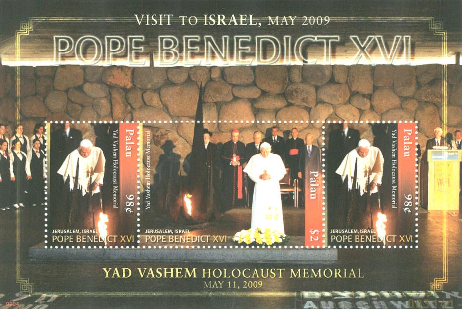 Foto Sello de Palau 2465-2467 Visita Benedicto XVI a Israel
