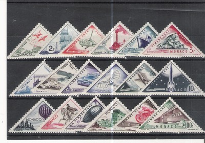 Foto Sellos De Francia, Monaco,n� 39a/55 (tasas), Yvert, Serie Completa