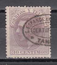 Foto Sellos Dependencias Postales Marruecos Sellos de España utilizados