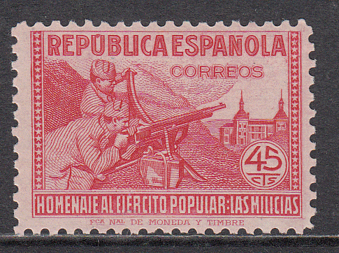 Foto Sellos España Sueltos 1938 N 0795N Defensa de Madrid A000000