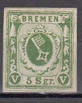 Foto Sellos Paises Estados Alemanes Breme 4