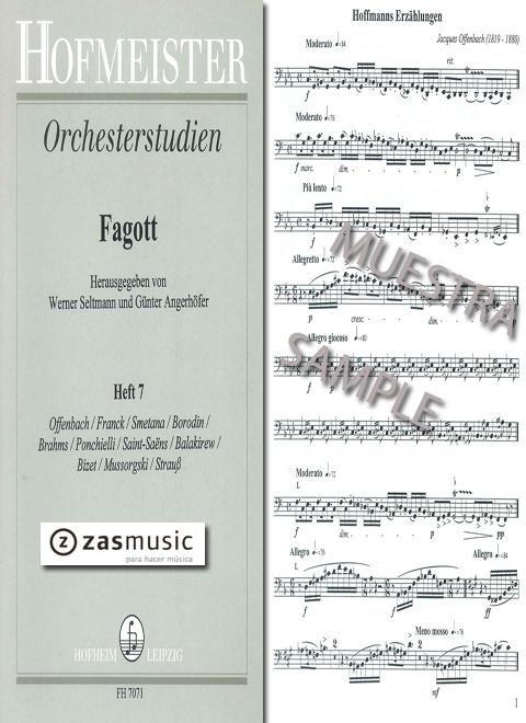 Foto seltmann, w. y angerhofer, g.: orchesterstudien vol. 7 offe