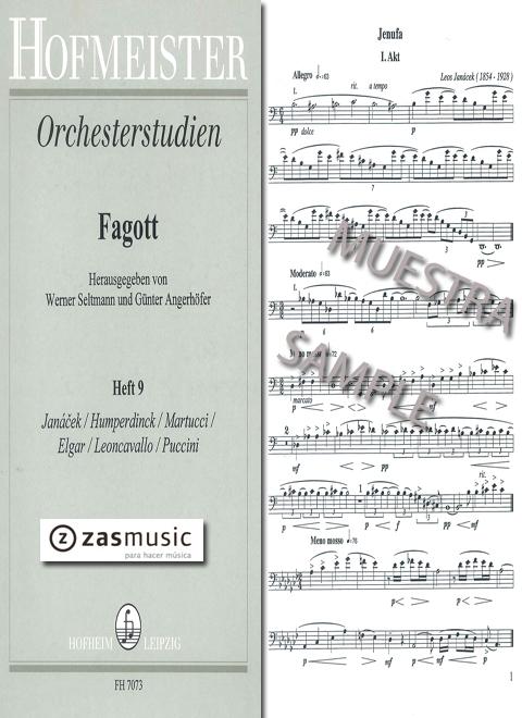 Foto seltmann, w. y angerhofer, g.: orchesterstudien vol. 9 janá