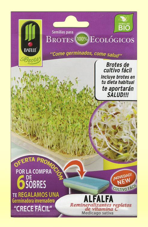 Foto Semillas para Germinar Brotes Ecológicos de Alfalfa - Batlle