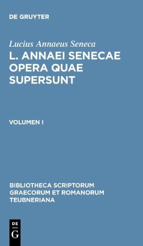 Foto Seneca, Lucius Annaeus: L. Annaei Senecae Opera Quae Supersunt. Volumen I (Bibliotheca Scriptorum Graecorum Et Romanorum Teubneriana)