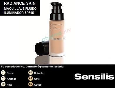 Foto Sensilis radiance skin lightening spf-15 base de maquillaje crem