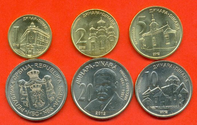 Foto Serbien, Serbia Coins 2012