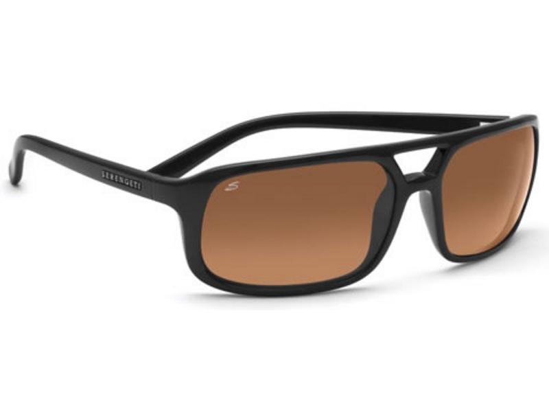 Foto Serengeti Livorno Sunglasses Drivers Gradient Lens Shiny Black Frame