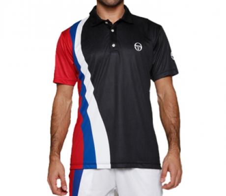 Foto Sergio Tacchini - Novak Djokovic Bigace Polo negro - SS12 - L