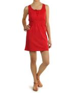 Foto Serious Sally York Button vestido rojo dot