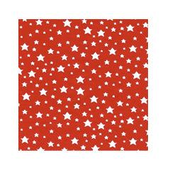 Foto Servilletas rojas con estrellas / 20 uds.