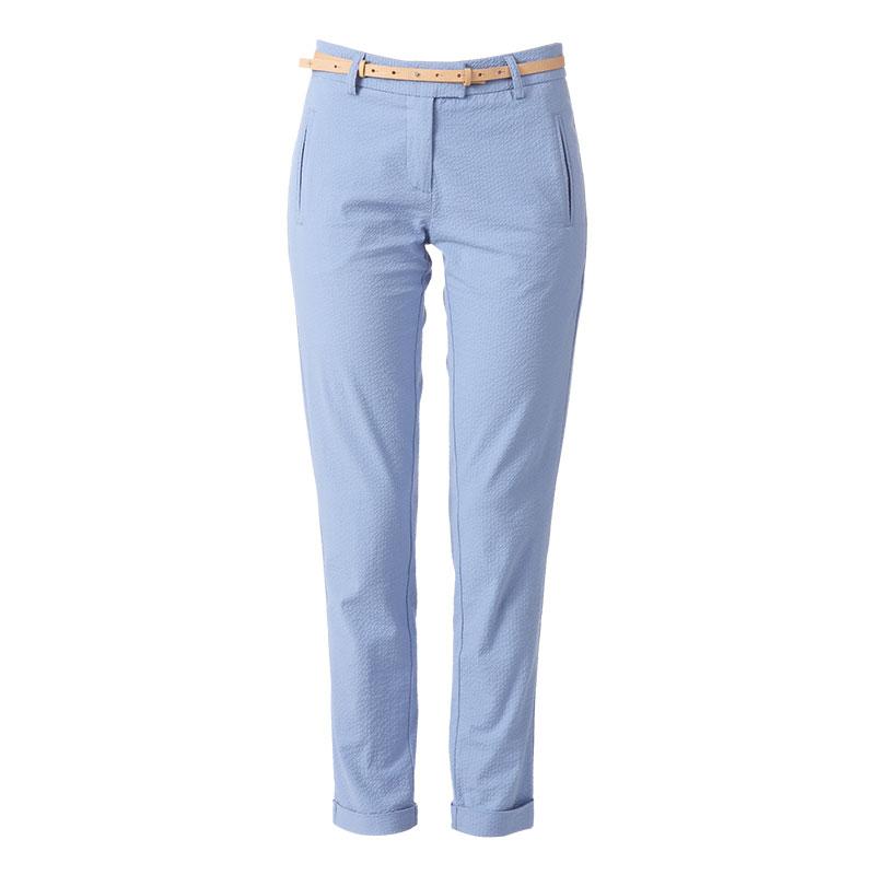 Foto Sessun Pantalones chinos / carrot - gaspard - Azul / Marina de guerra