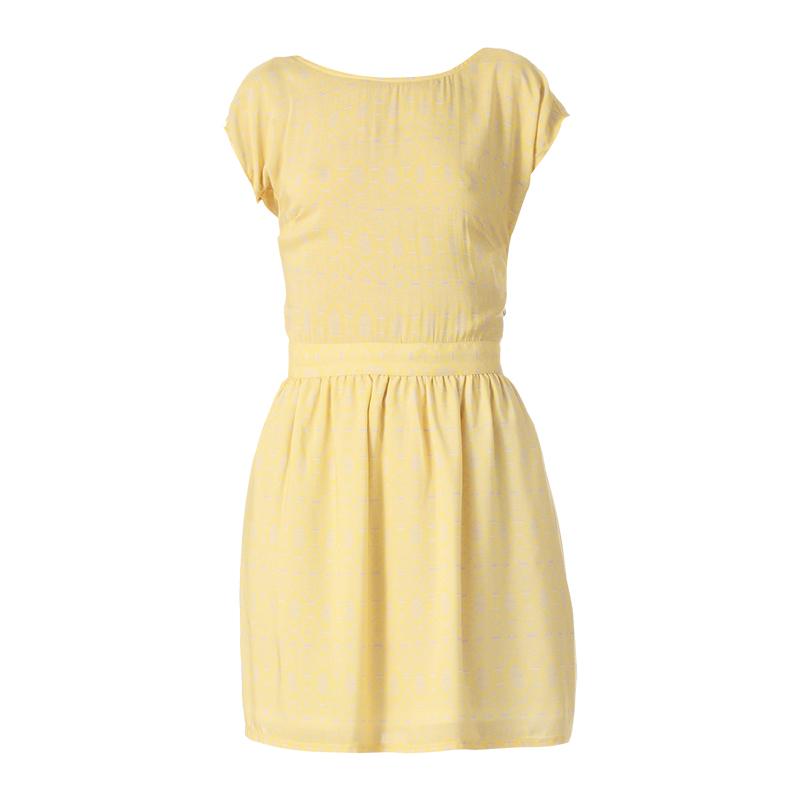 Foto Sessun vestido rodilla - holbox - Amarillo