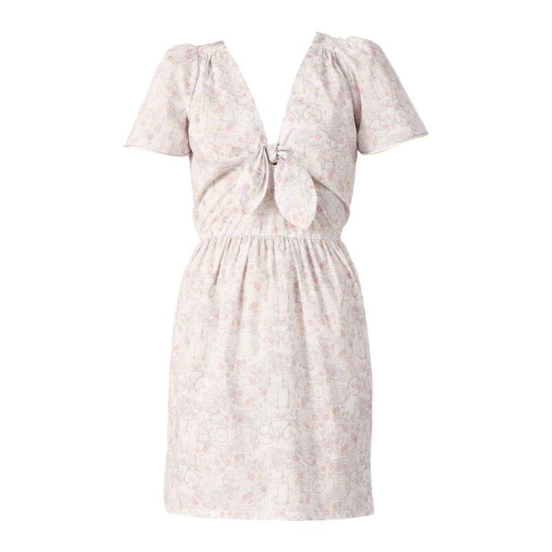 Foto Sessun vestido trapecio - zeppelin - Blanco / Crudo