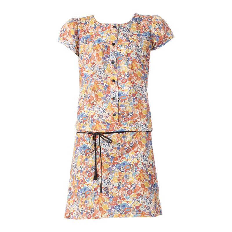 Foto Sessun vestido trapecio - zeppelin - Rojo / Coral