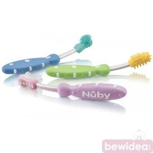 Foto Set cepillos de dientes educativo nûby