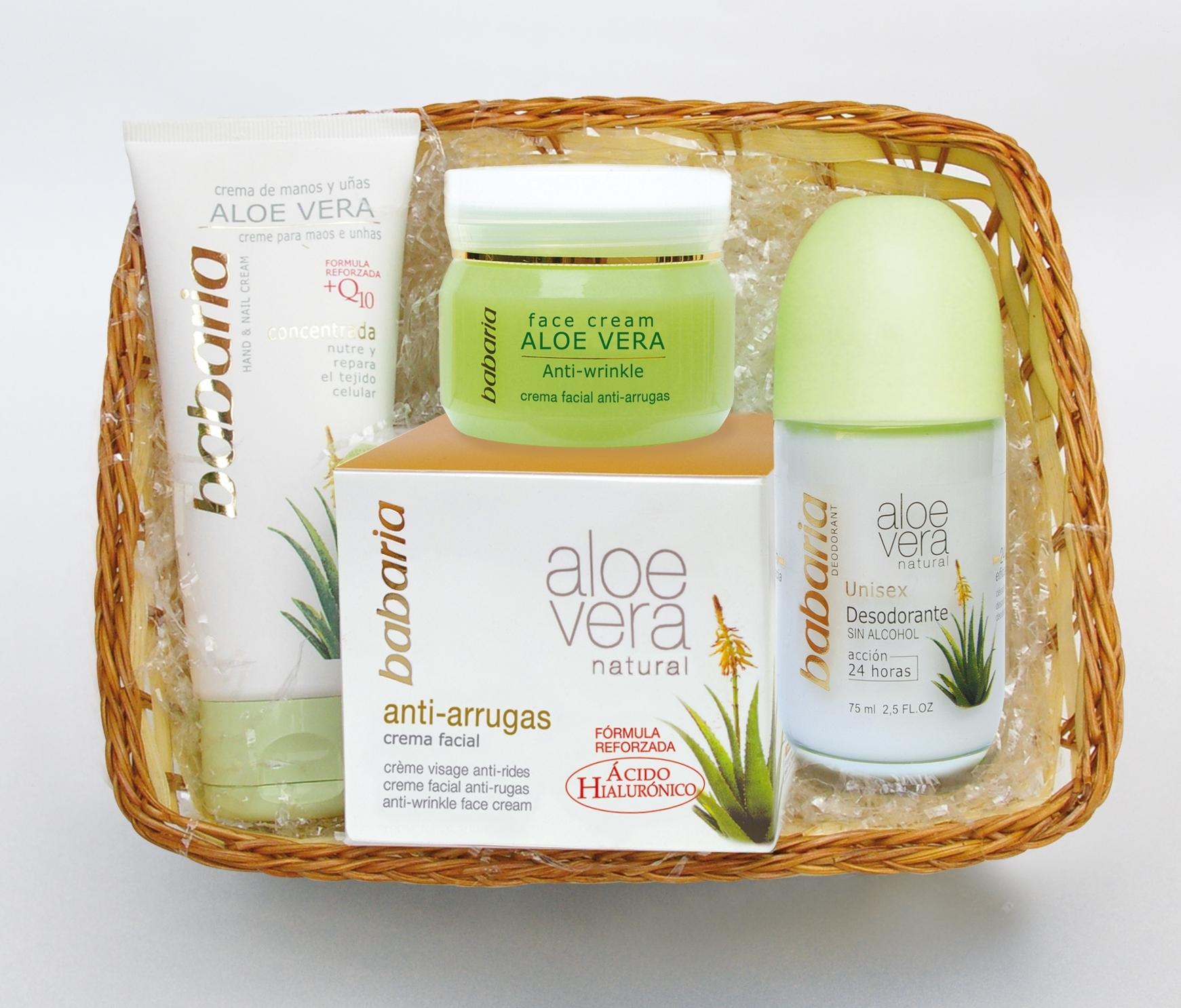 Foto set cosmetica aloe vera