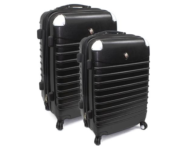 Foto Set de 2 maletas en abs negras