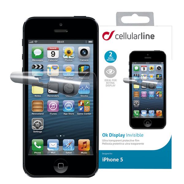 Foto Set de 2 protectores de pantalla Cellular Line OK Display Invisible para iPhone 5