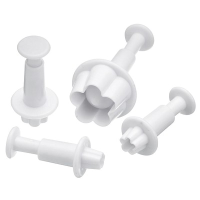 Foto Set De 4 Embolos Cortadores En Forma De Margarita  daisy Plungers Kitchen Craft