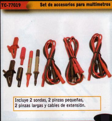 Foto Set De Accesorios Para Multimetros - Tc-77019