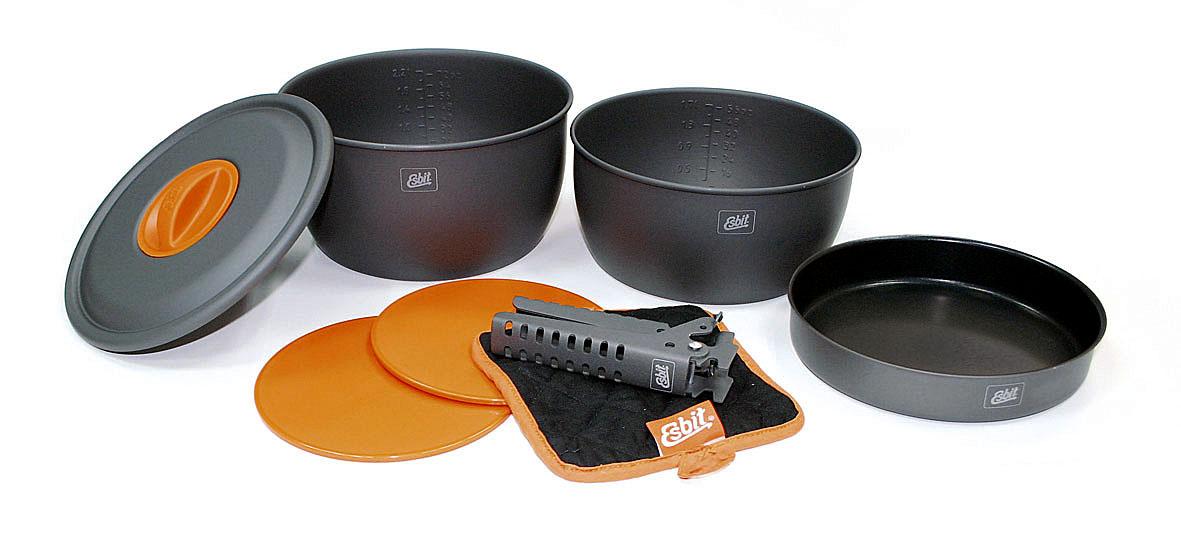 Foto set de cocina Esbit Set para cocinar de Aluminio gris/negro