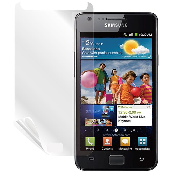 Foto Set de dos protectores de pantalla para Samsung Galaxy S II I9100