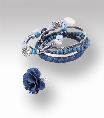 Foto Set de pulseras y anillo mujer