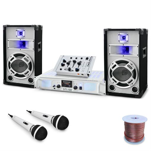 Foto Set DJ PA 'Wedding Fox' Mesa mezclas Amplificador Altavoces