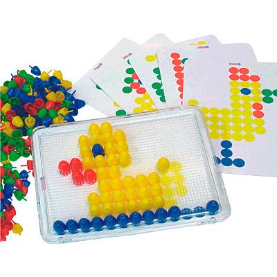 Foto Set juego Pegs Miniland de 20 mm