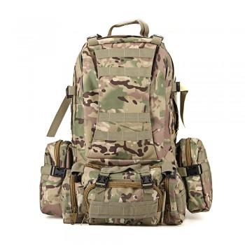 Foto Set Mochila Militar Táctica Camuflaje Camping Montaña Caza Pesca
