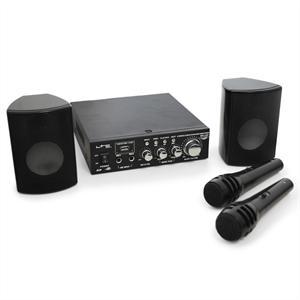 Foto Set PA LTC Star-2 altavoces, amplif y micros 200 W. USB, MP3
