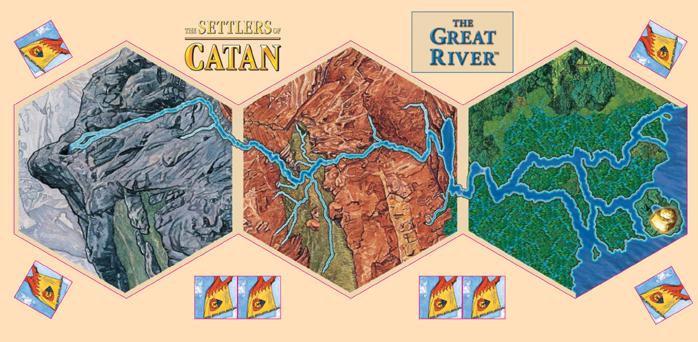 Foto Settlers Of Catan Expansion - The Great River