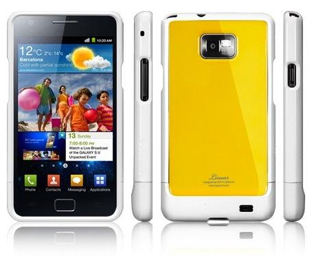 Foto SGP Samsung Galaxy S2 i9100 Linear Pure Series - Reventon Yellow