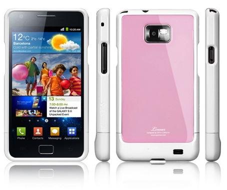 Foto SGP Samsung Galaxy S2 i9100 Linear Pure Series - Sherbet Pink