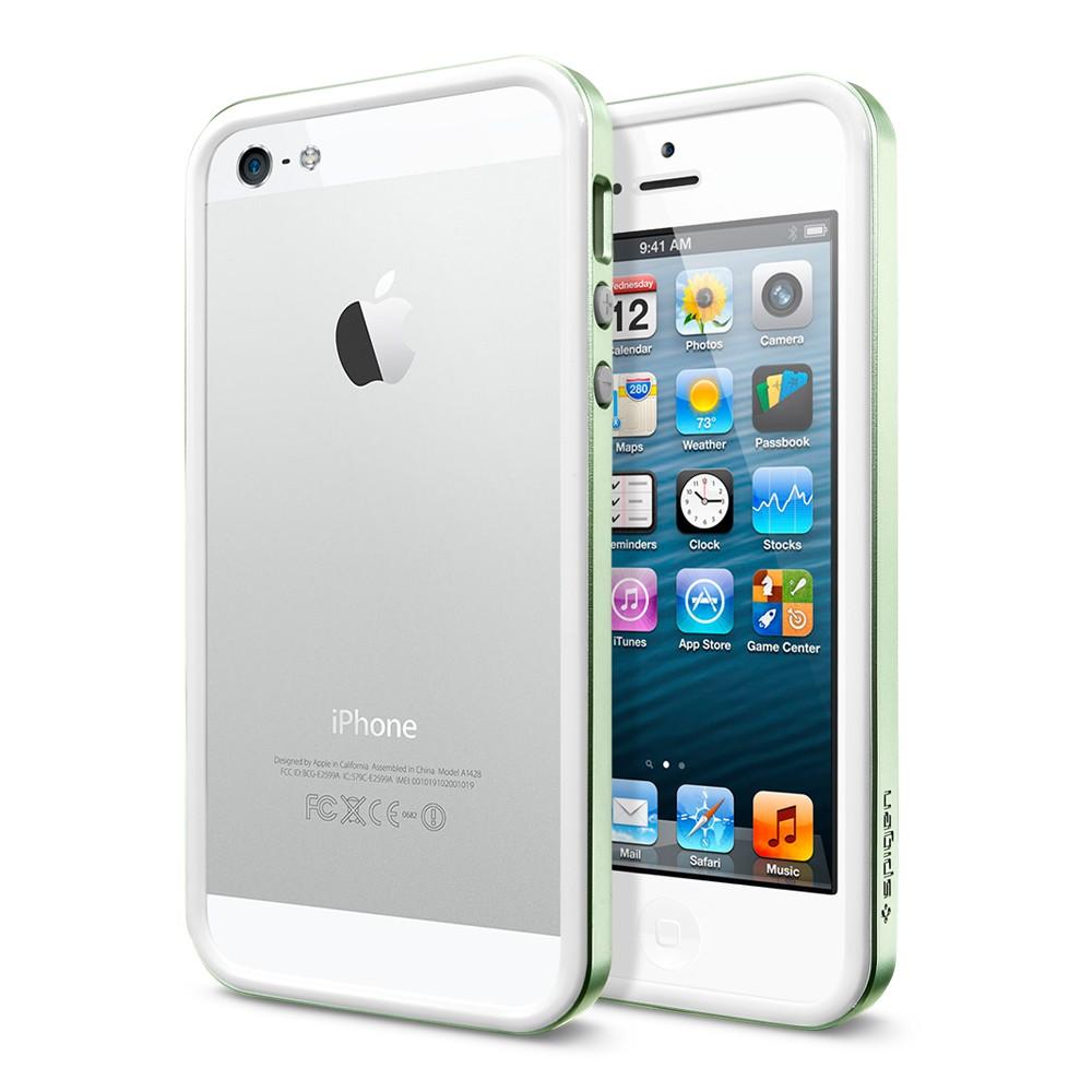 Foto SGP Spigen Neo Hybrid EX Slim Metal Green iPhone 5 Case