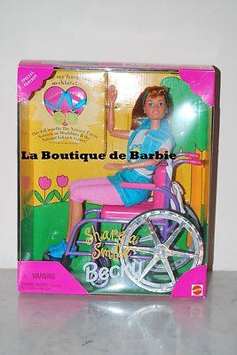 Foto share a smile becky barbie doll, special edition, mattel  15761, 1996,