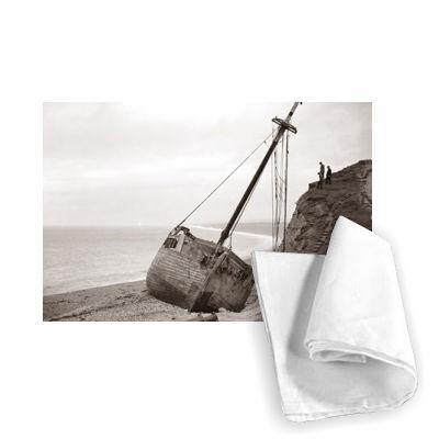 Foto Shipwrecked - Tea Towel 100% Cotton - Art247