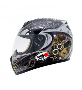 Foto Shiro. Casco integral Lunatic negro