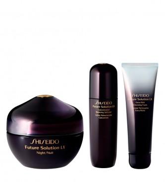 Foto Shiseido. Lote de noche FUTURE SOLUTION LX Crema regeneradora 50ml, locion equilibrante 75ml y...